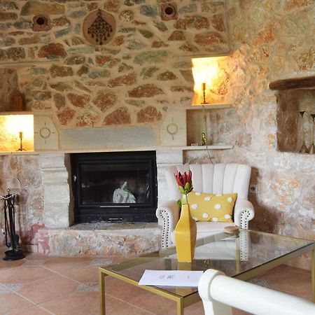 Stone Built Villa Galatia, Poolside & Perfect View Kares Exterior photo